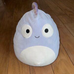 Squishmallows Lavender and White Plush Chameleon Toy